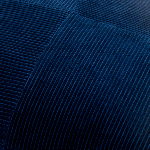 Courdoroy Quarters Navy Pillow- Multiple Sizes - Chapin Furniture