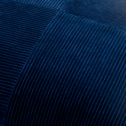 Courdoroy Quarters Navy Pillow- Multiple Sizes - Chapin Furniture