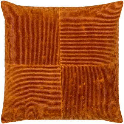 Courdoroy Quarters Brick Red Pillow- Multiple Sizes - Chapin Furniture