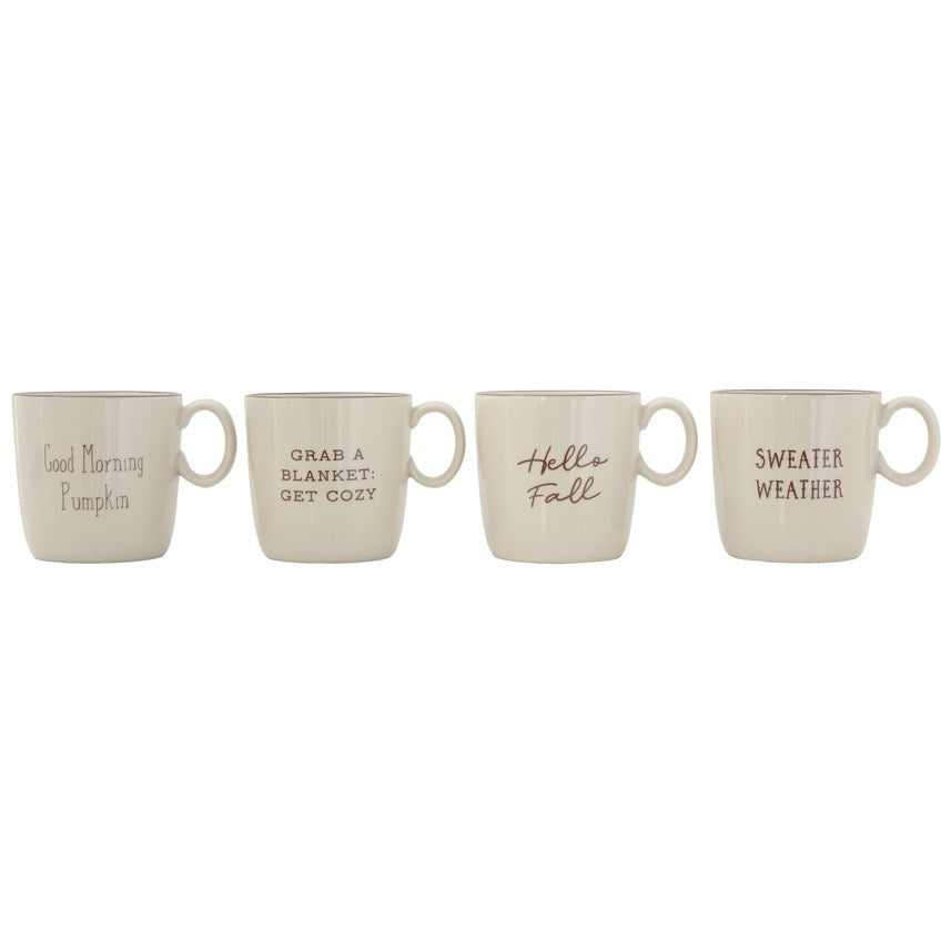 Fall Stoneware Mugs - Chapin Furniture