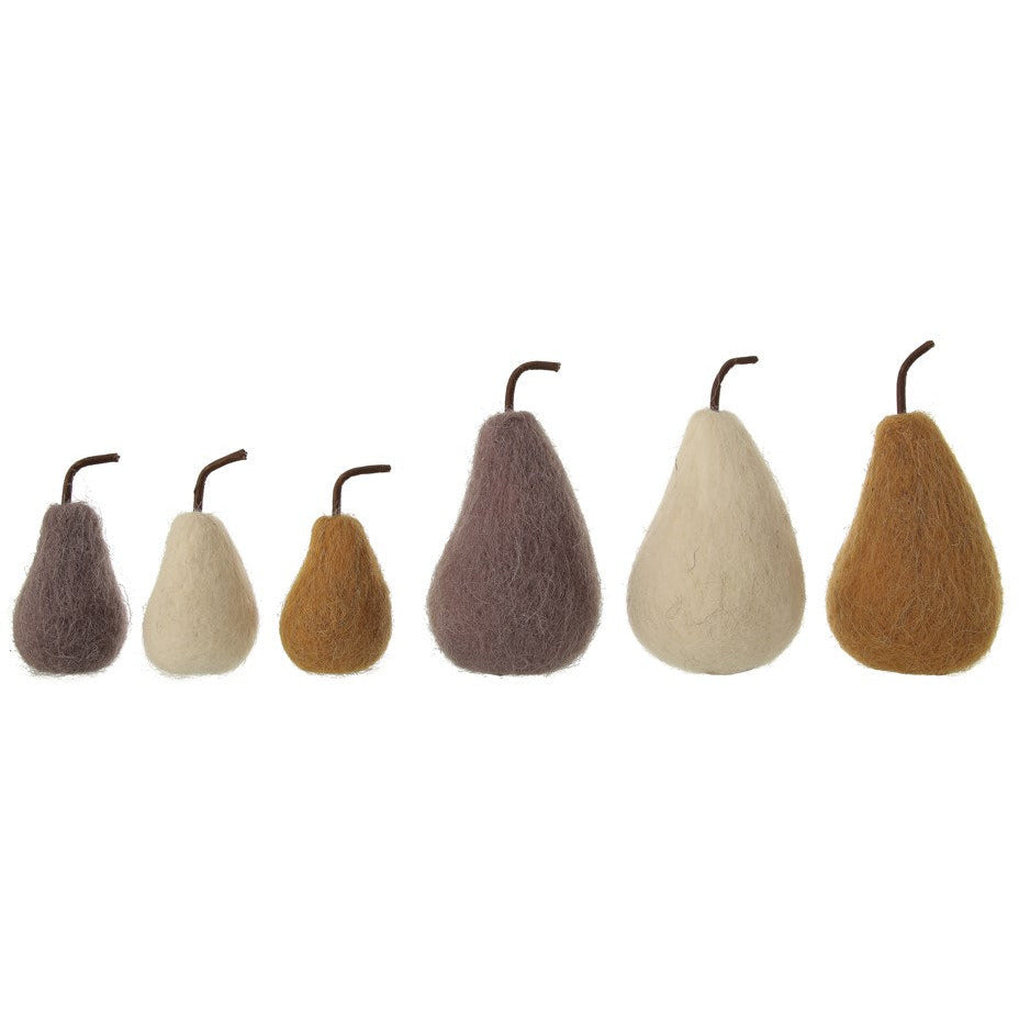 Creative Co-Op Wool Felt Pear - Thumbnail 5