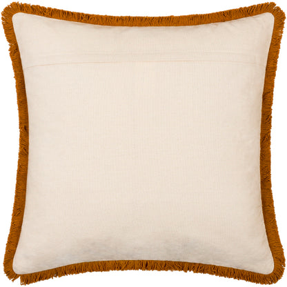 Cotton Fringe Bronze Pillow- Multiple Sizes - Chapin Furniture