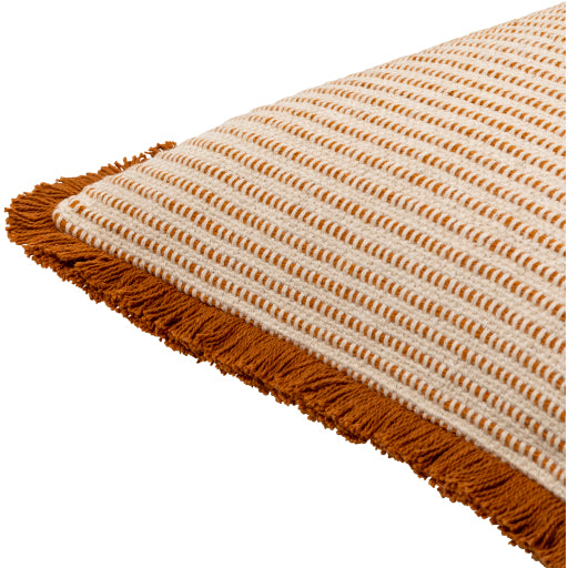 Cotton Fringe Bronze Pillow- Multiple Sizes - Chapin Furniture