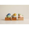 Hand-Painted Stoneware Bird- Set of 3 - Chapin Furniture