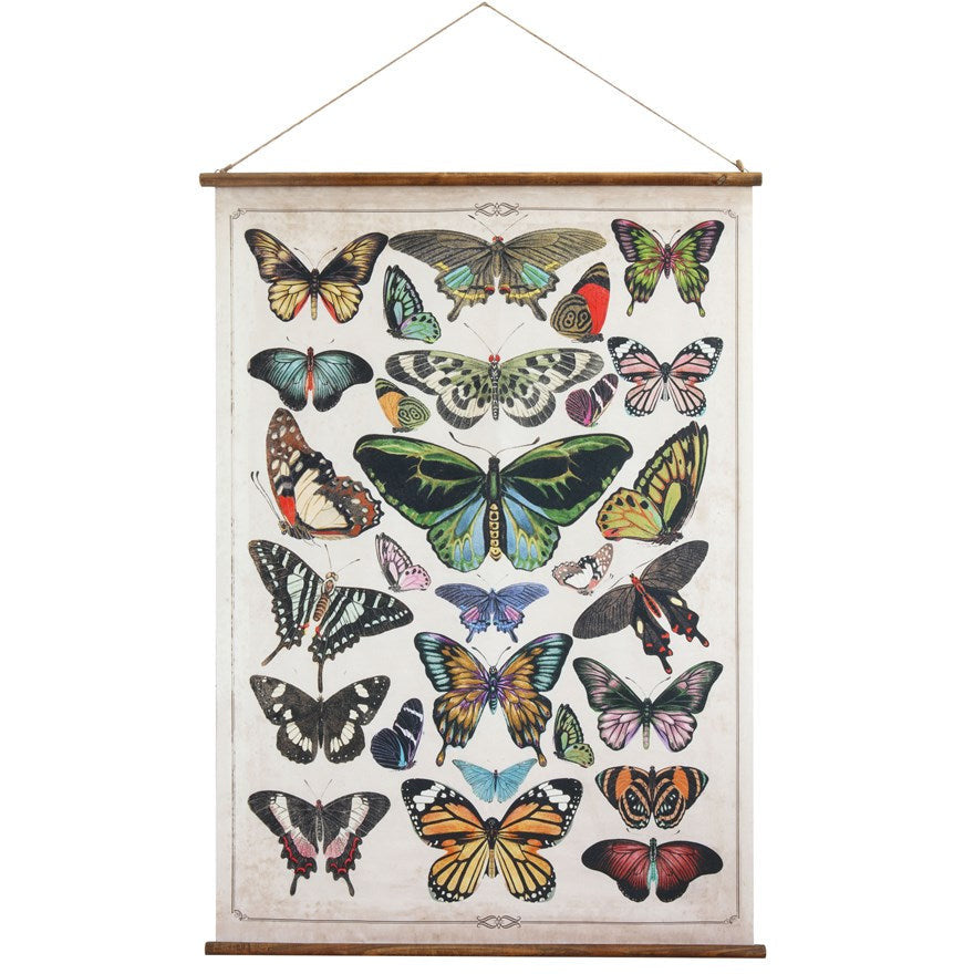 Butterfly Canvas Wall Decor - Chapin Furniture