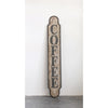 Metal Wall Decor "COFFEE", Embossed Distressed Finish - Chapin Furniture