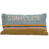 Woven Cotton Punch Hook Lumbar Pillow, Multi Color "Sun Please" - Chapin Furniture