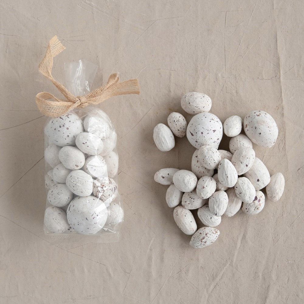 Dried Belani & Amra Egg Shaped Pods in Bag - Chapin Furniture