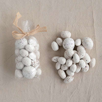 Dried Belani & Amra Egg Shaped Pods in Bag - Chapin Furniture