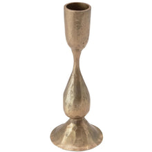 Hand-Forged Metal Taper Holder, Antique Brass Finish - Chapin Furniture