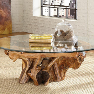 Hidden Treasures Root Ball Cocktail Table | Chapin Furniture