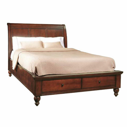 Cambridge Sleigh Storage Bed- Multiple Finish Options - Chapin Furniture