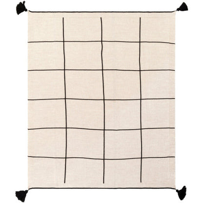 Fleck Throw Blanket- Black - Chapin Furniture