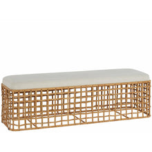 Getaway Coastal Rattan Bench - Chapin Furniture