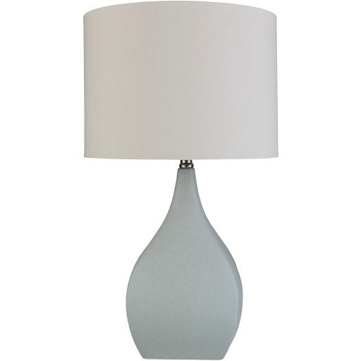 Hinton Ice Blue Glazed Accent Table Lamp