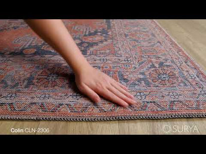 Colin Rug - CLN2306 - Blue/Orange