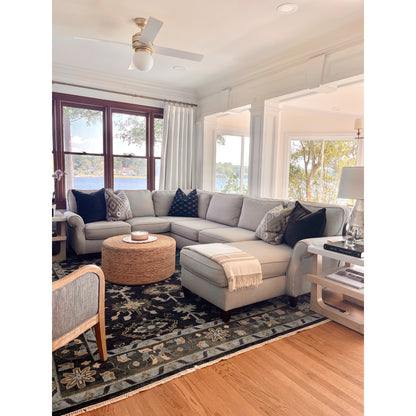 Example of Custom Davenport U Shaped Sectional