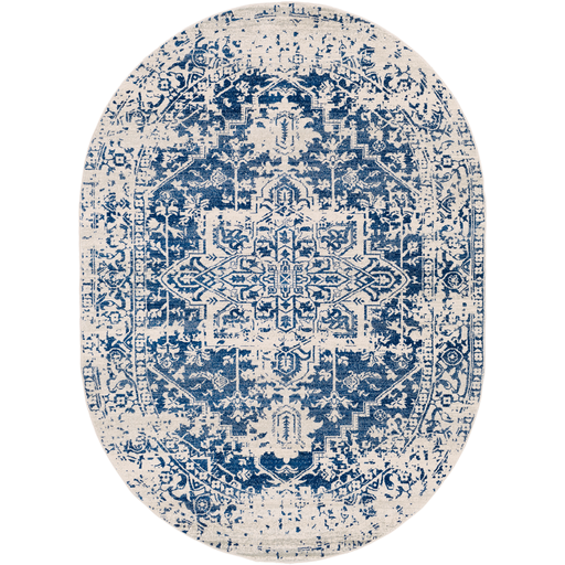 Harput Dark Blue Rug - Chapin Furniture