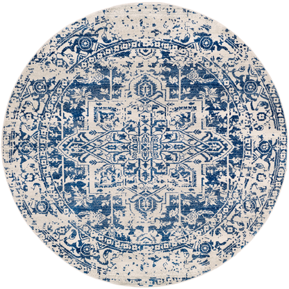 Harput Dark Blue Rug - Chapin Furniture