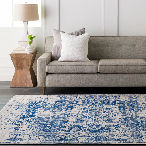 Harput Dark Blue Rug - Chapin Furniture