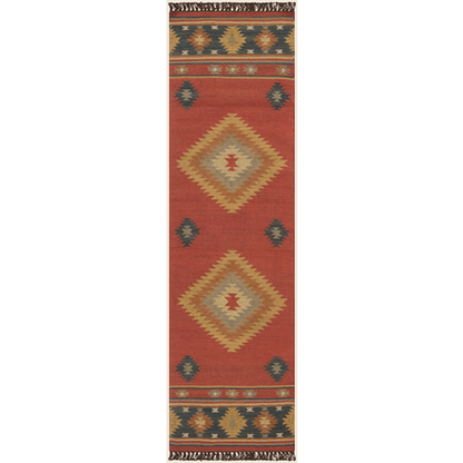 Jewel Tone Dark Red Rug - Chapin Furniture