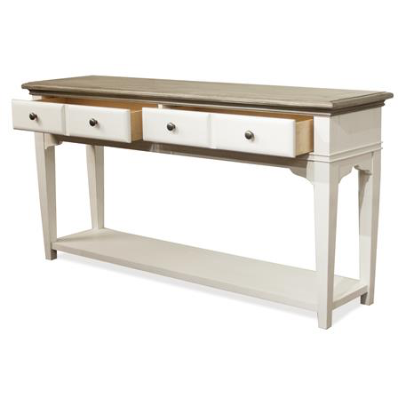 Myra 2 Drawer Sofa Table with Storage - Thumbnail 4