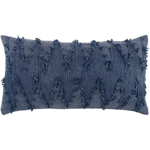 Sweet Bea Pillow- 14" x 26"- Blue - Chapin Furniture