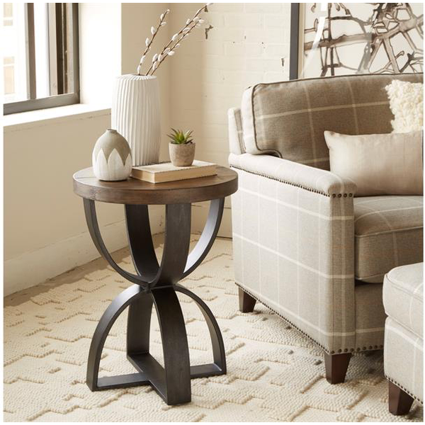 Bowden Round Accent Table - Chapin Furniture