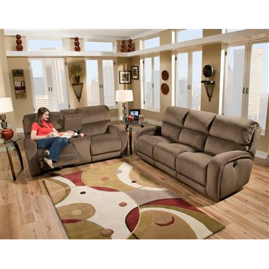 Fandango Double Reclining Sofa with Power - Chapin Furniture