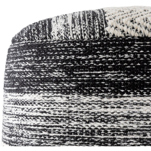 Levi Pouf- Black - Chapin Furniture