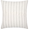 Linen Stripe Buttoned 01 Pillow- Multiple Sizes - Chapin Furniture