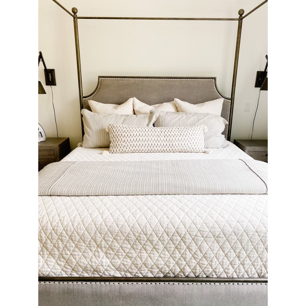Classic Villa Accessories Lana Wool Quilt - Thumbnail 3