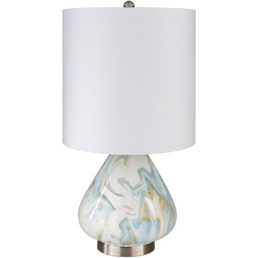 Orleans Beige Marbled Accent Table Lamp - Thumbnail 2