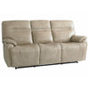 Bassett Club Level Grant Power Leather Motion Sofa in Wheat Leather - Chapin Furniture