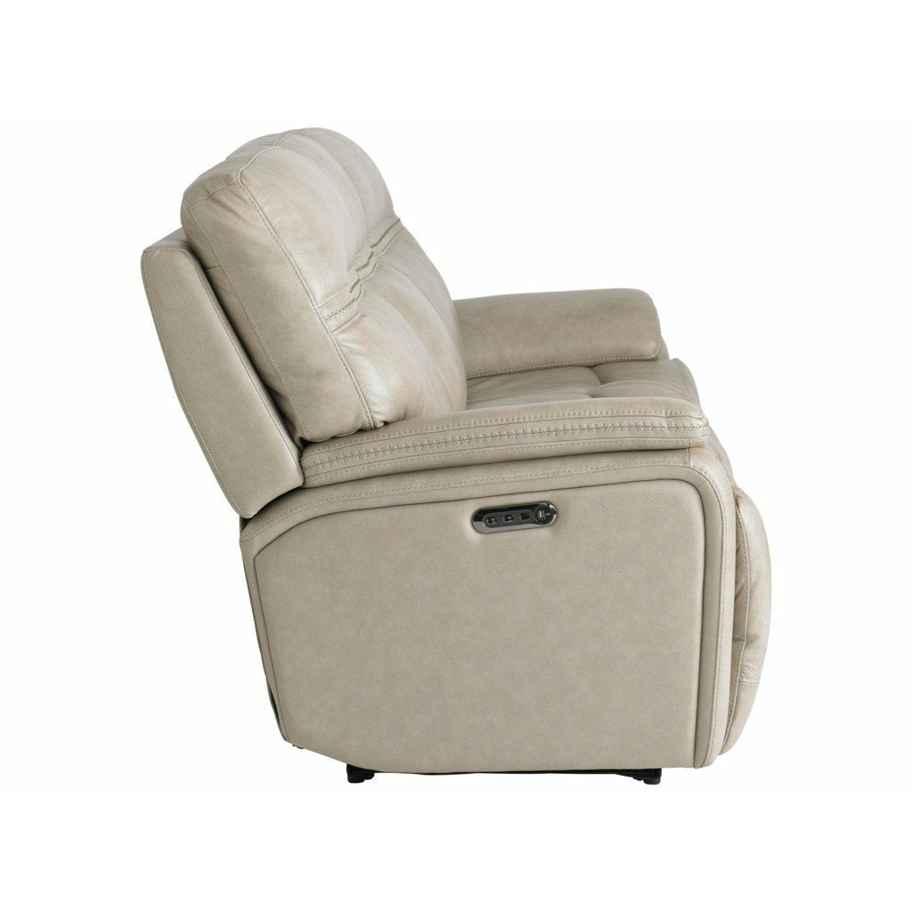 Bassett Club Level Grant Power Leather Motion Sofa - Multiple Colors - Chapin Furniture