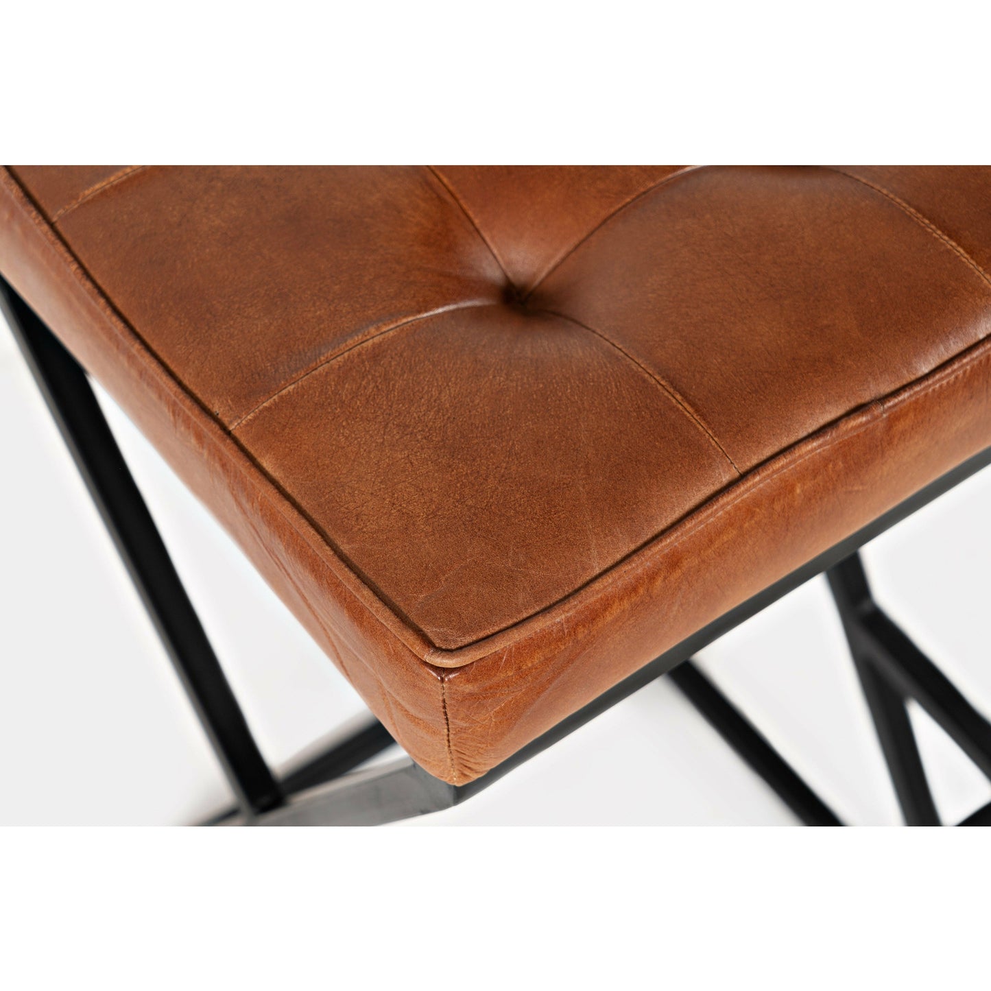 Global Archive Leather Stool - Chapin Furniture