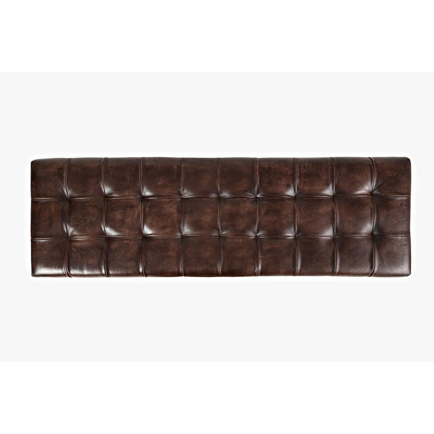 Global Archive Leather Ottoman- Multiple Color Options - Chapin Furniture