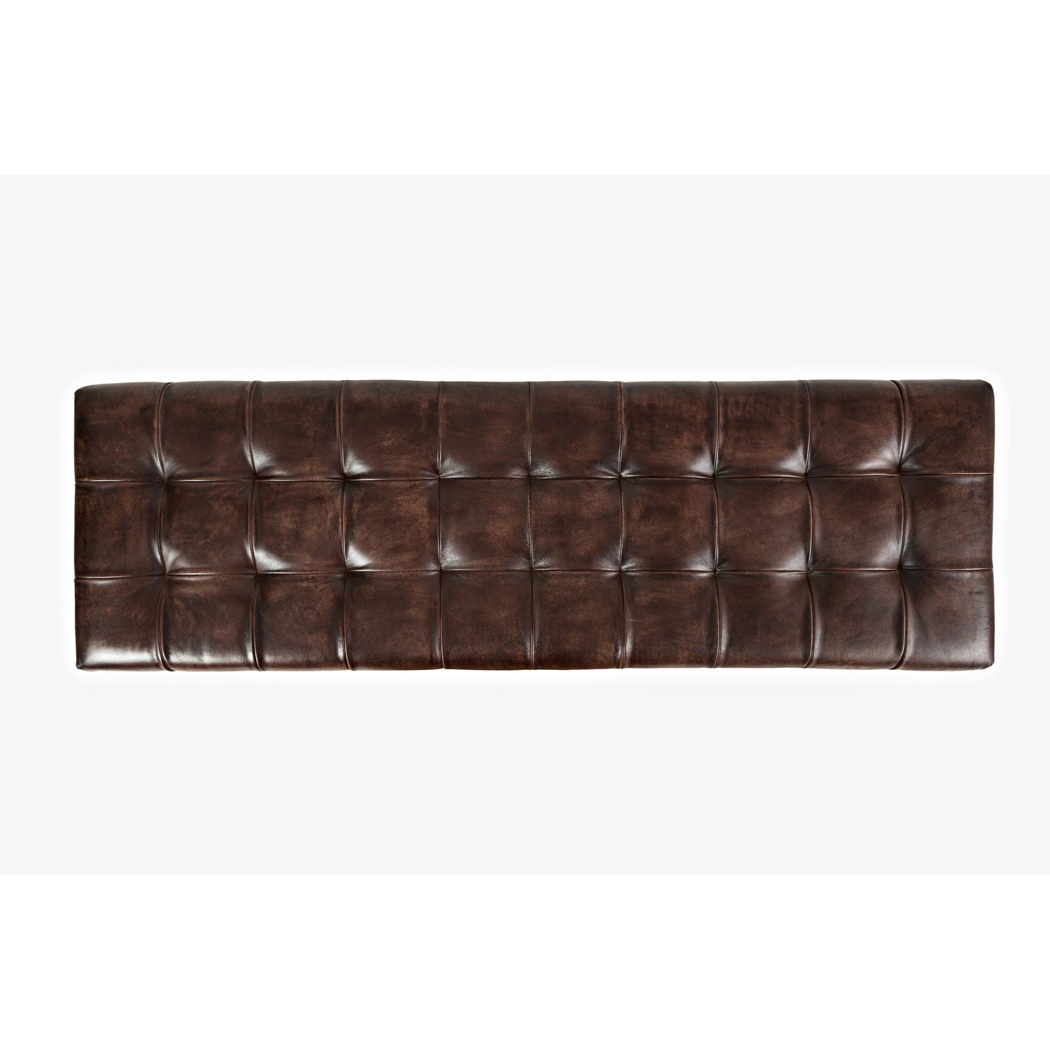 Global Archive Leather Ottoman- Multiple Color Options - Chapin Furniture