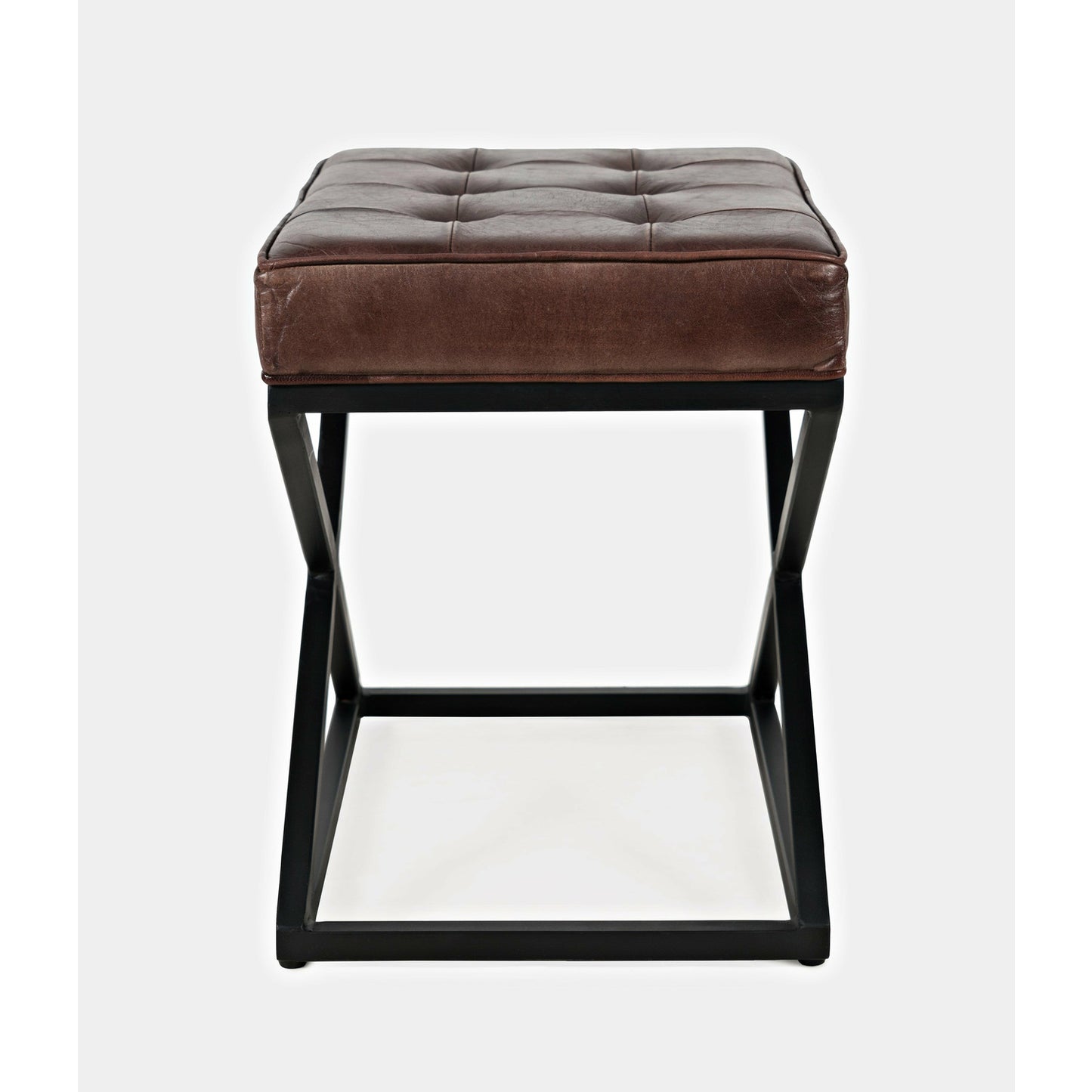 Global Archive Hogan Leather Ottoman- Multiple Color Options - Chapin Furniture