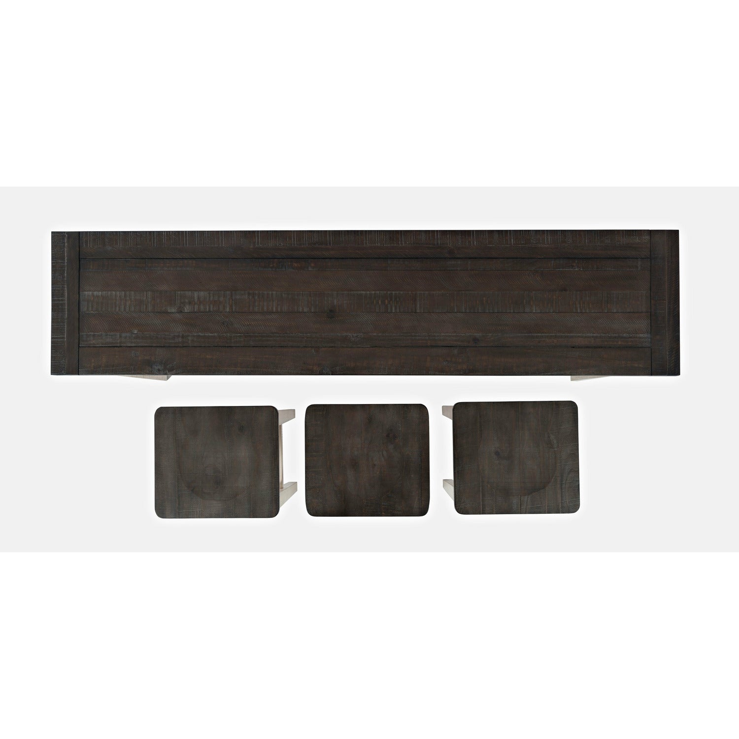 Madison County 4PC Sofa Console Stool Set- Multiple Color Options - Chapin Furniture