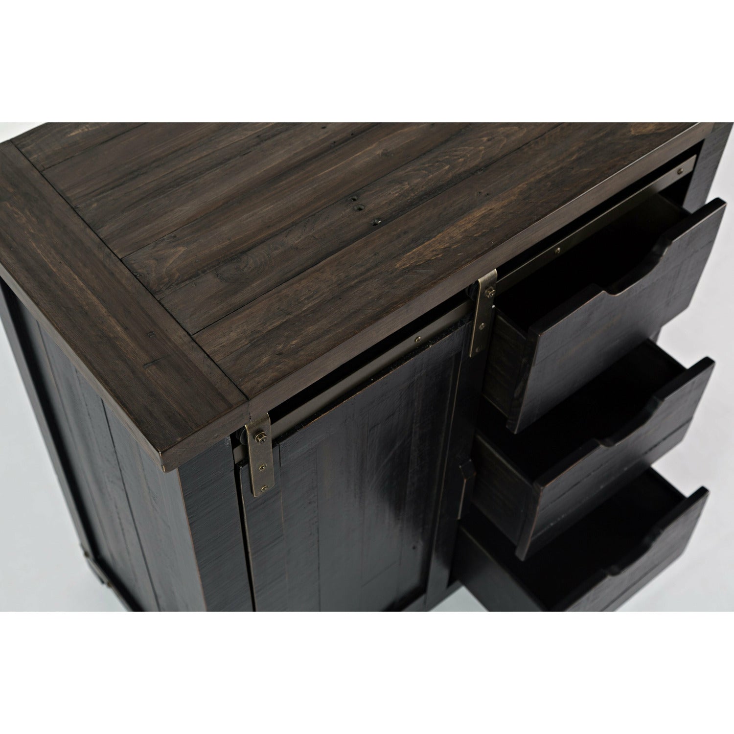 Madison County 32" Barn Door Accent Cabinet- Multiple Color Options - Chapin Furniture