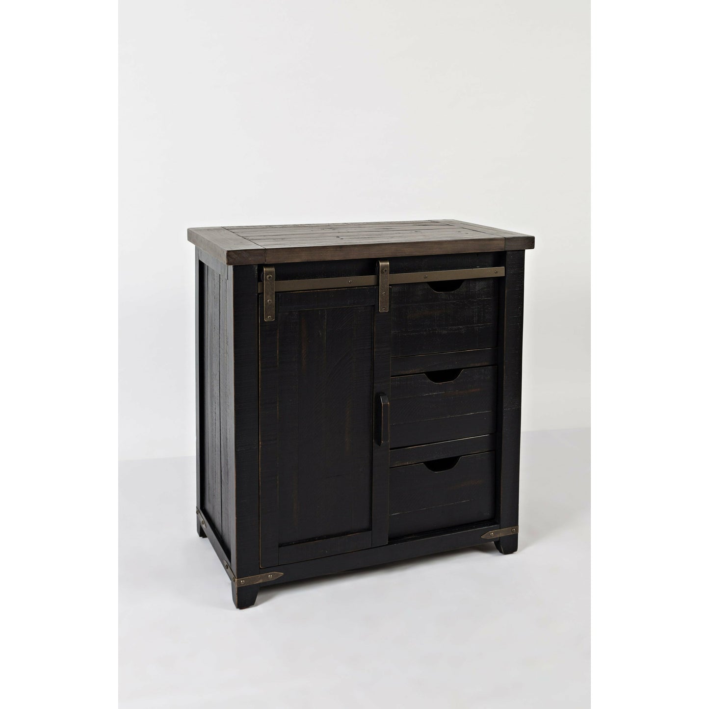 Madison County 32" Barn Door Accent Cabinet- Multiple Color Options - Chapin Furniture