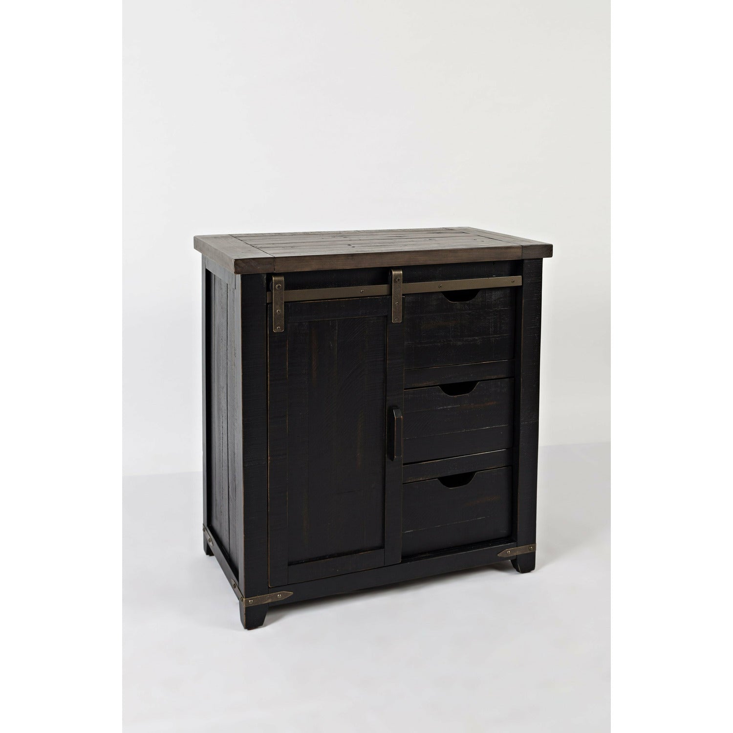 Madison County 32" Barn Door Accent Cabinet- Multiple Color Options - Chapin Furniture