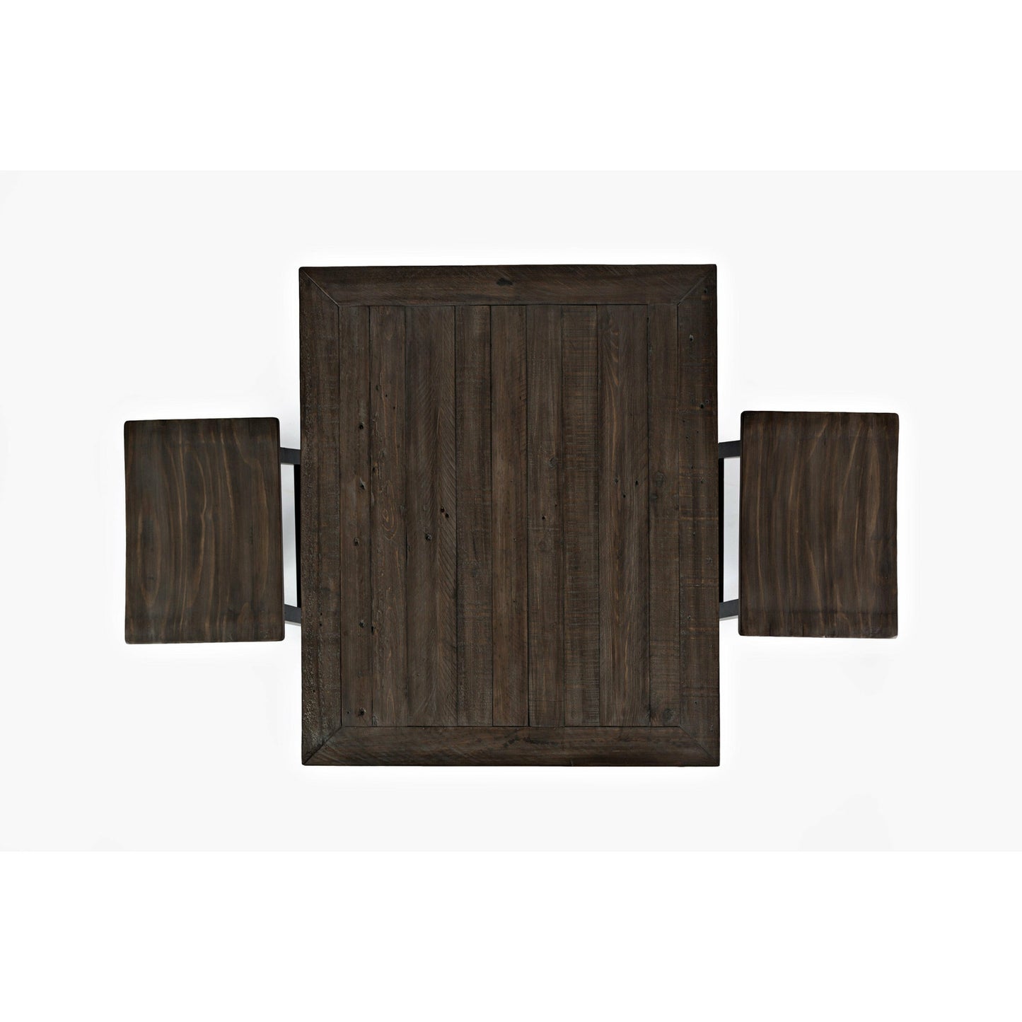 Madison County 3PC Counter Height dining With Shelves With 2 Saddle Stools- Multiple Color Options - Chapin Furniture