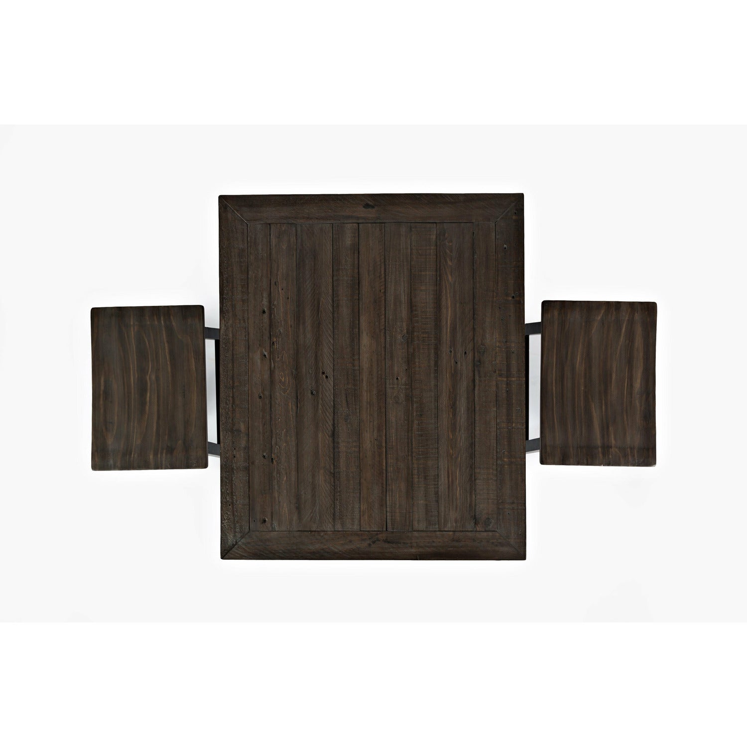 Madison County 3PC Counter Height dining With Shelves With 2 Saddle Stools- Multiple Color Options - Chapin Furniture