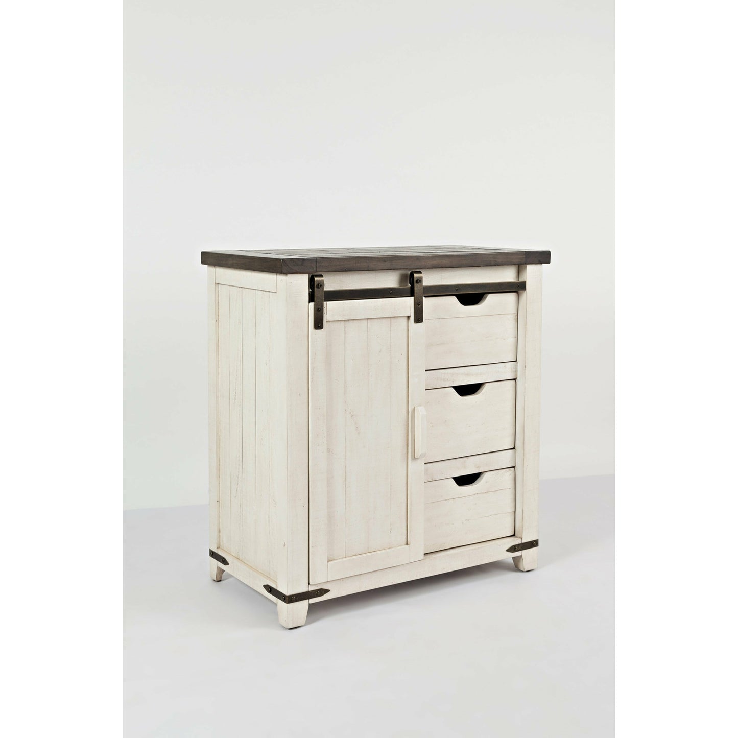 Madison County 32" Barn Door Accent Cabinet- Multiple Color Options - Chapin Furniture