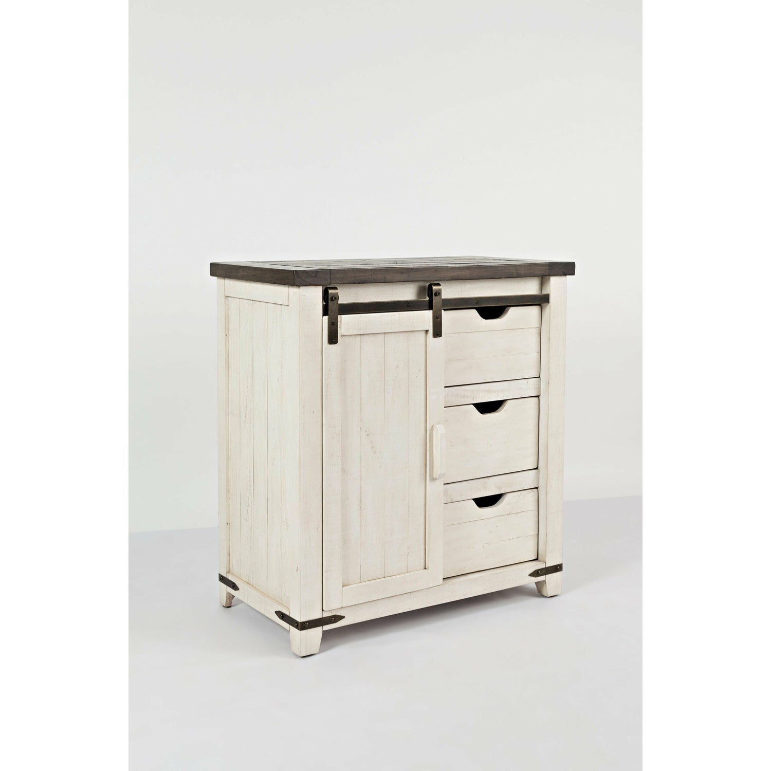 Madison County 32" Barn Door Accent Cabinet- Multiple Color Options - Chapin Furniture