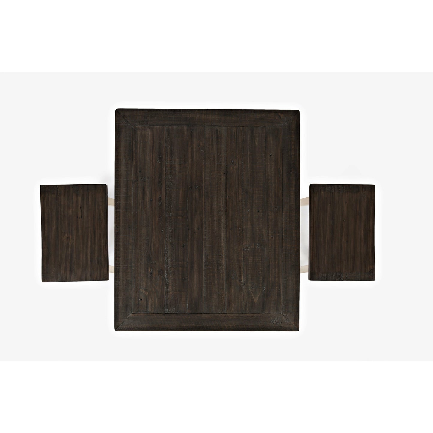 Madison County 3PC Counter Height dining With Shelves With 2 Saddle Stools- Multiple Color Options - Chapin Furniture