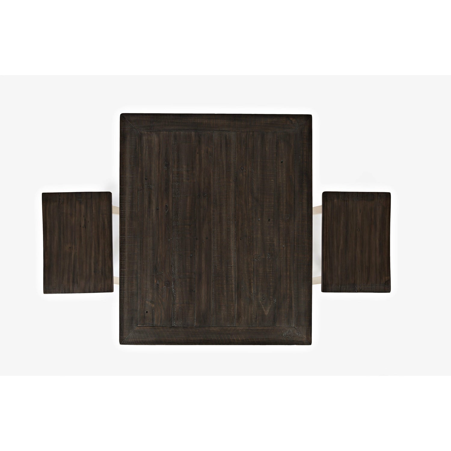 Madison County 3PC Counter Height dining With Shelves With 2 Saddle Stools- Multiple Color Options - Chapin Furniture