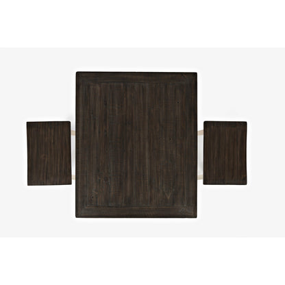 Madison County 3PC Counter Height dining With Shelves With 2 Saddle Stools- Multiple Color Options - Chapin Furniture